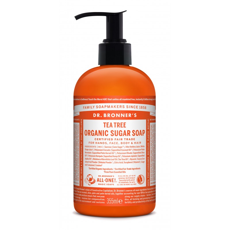 Jabón de Shikakai Árbol de Té Dr Bronner´s