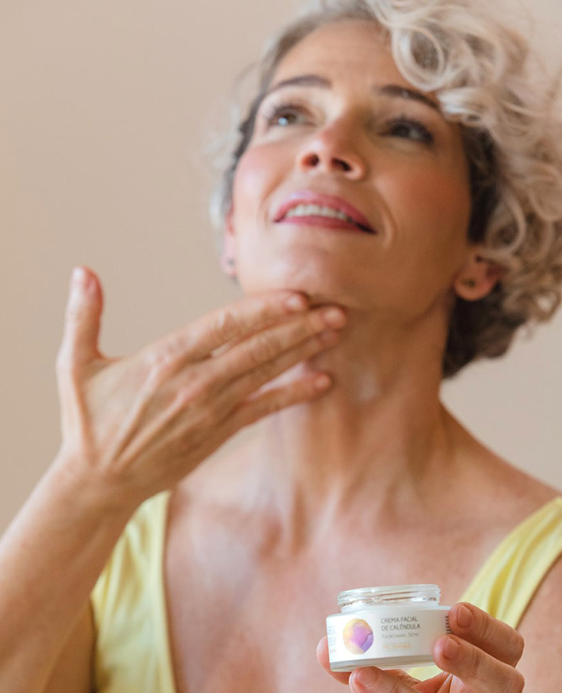 Crema facial de calendula